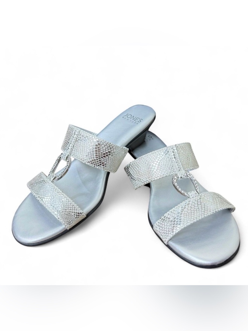 Jones New York Metallic Women's Sandals size 10W
